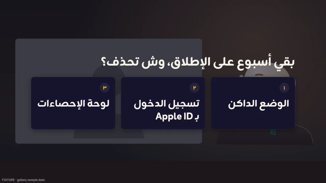 بطاقة فقرة «احذف واحدة» كما يرسمها محرّك الرسوم — نموذج عرض